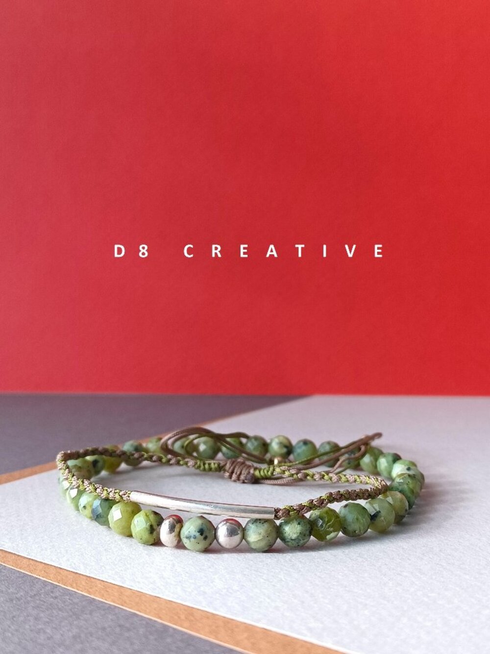 Men's natural azurite stone with sterling silver handwoven 2 pieces set bracele